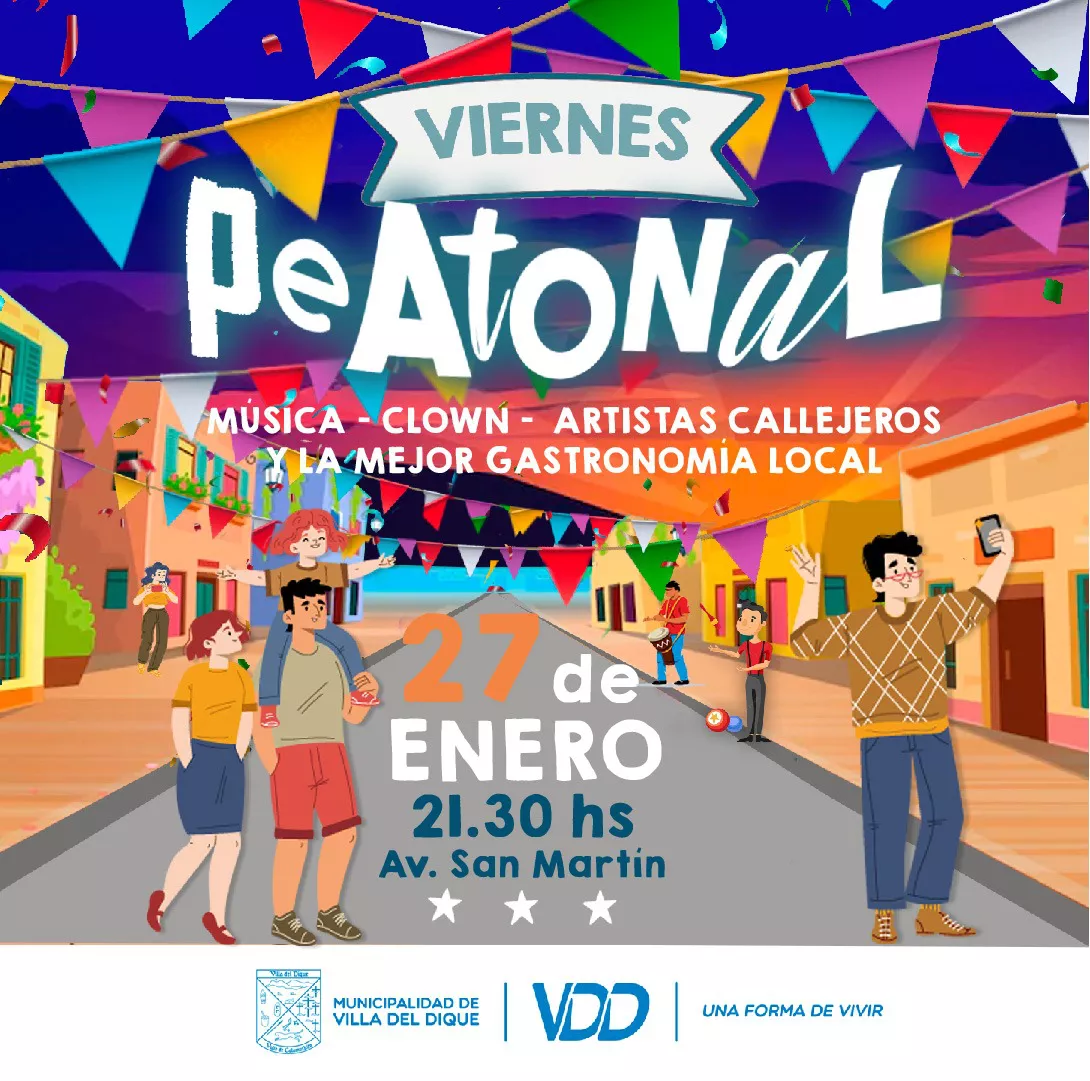 27 peatonal villa del dique