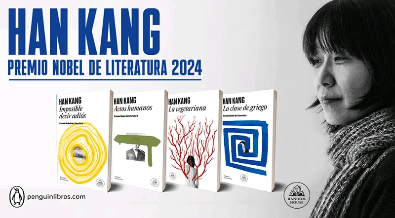 Han Kang - Portada de algunos de sus libros