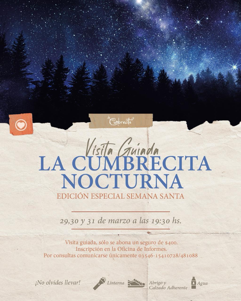 29.3 al 31.3 la cumbrecita