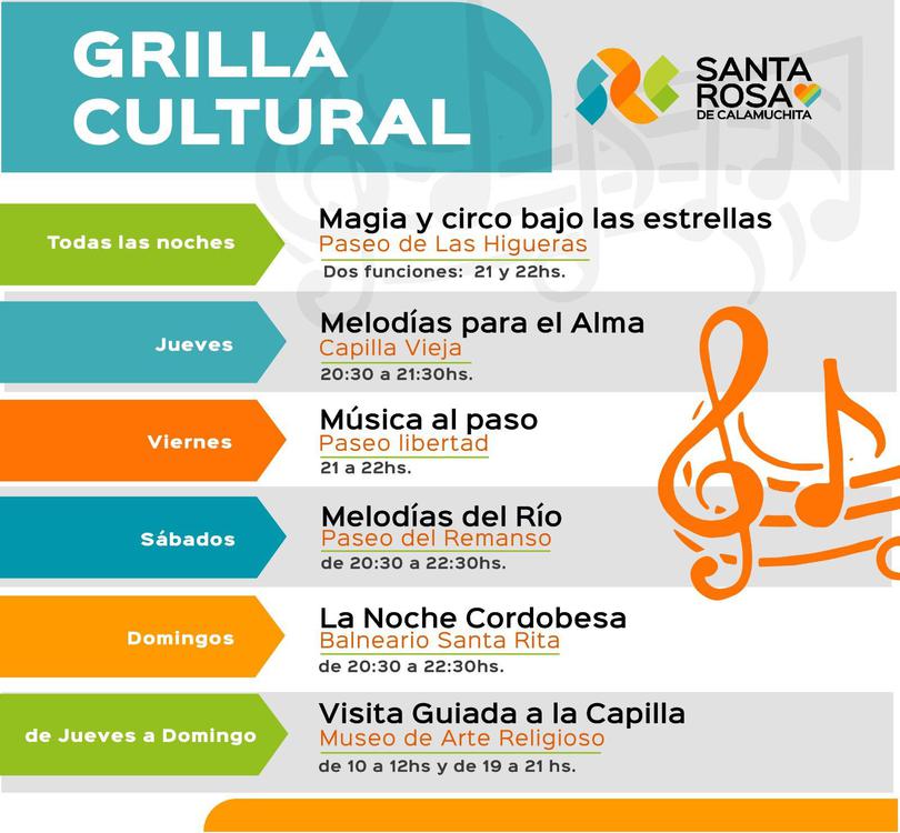 grilla cultural santa rosa de calamuchita