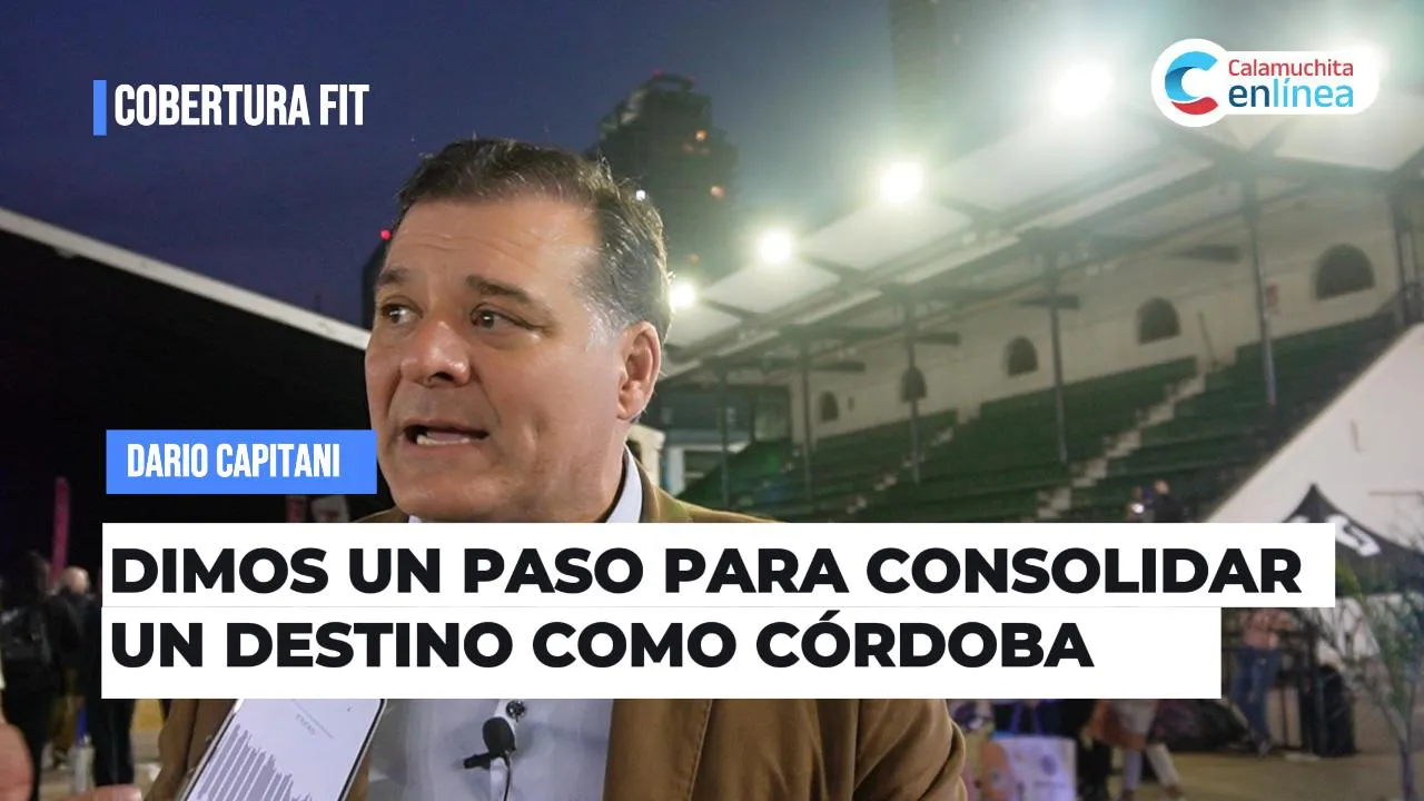 río Capitani, Presidente de la Agencia Córdoba Turismo.