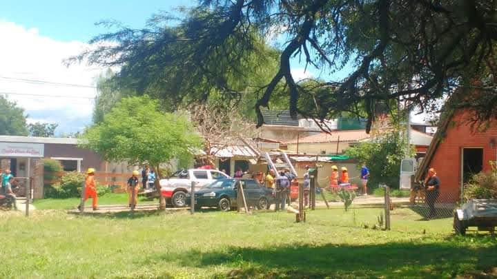 Rescate de persona en un aljibe en Santa Rosa de Calamuchita