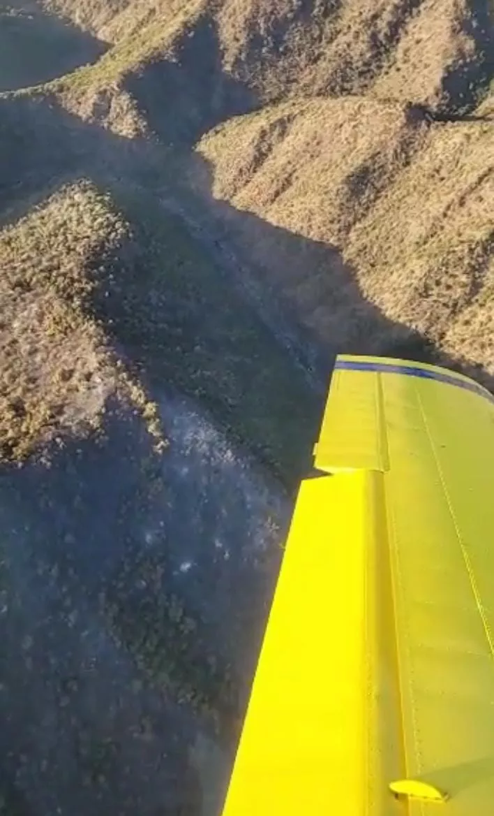 Controlan en un 80% el incendio en la zona de Los Molinos 