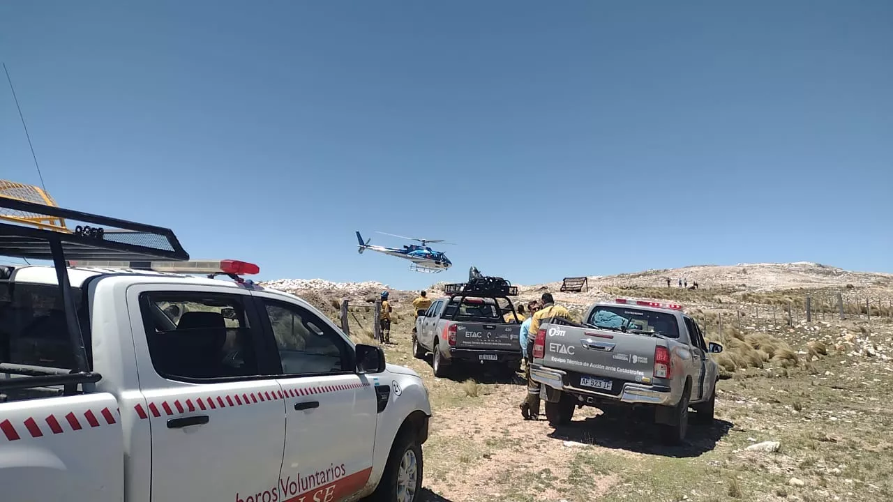 Lutti: encontraron  al ciclista que se había extraviado en las sierras