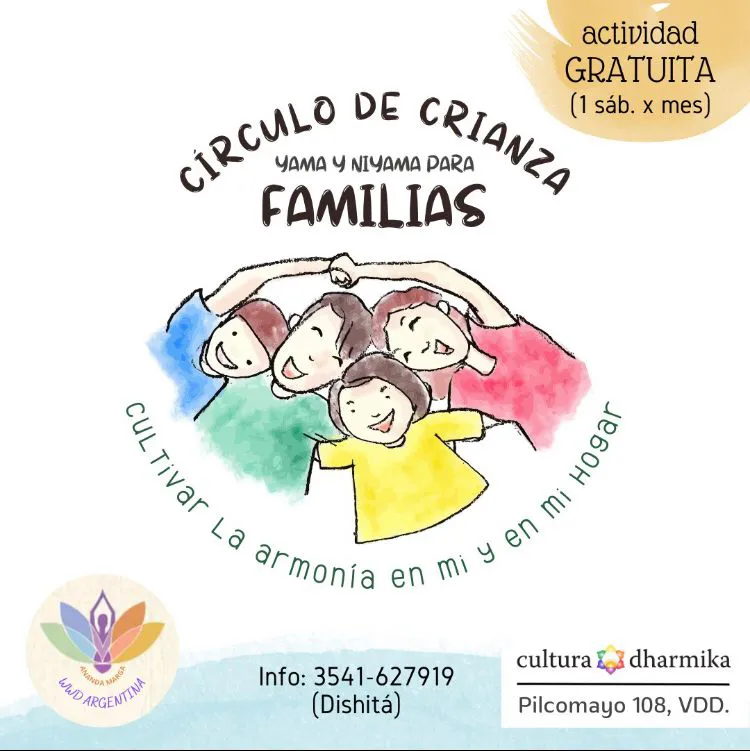 Villa del Dique: este sábado comienzan los encuentros de "Circulo de Crianza"