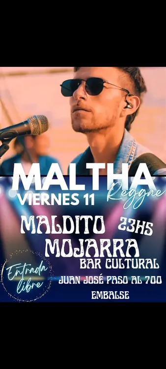 11.8 Musica en vivo Embalse Maldito Mojarra