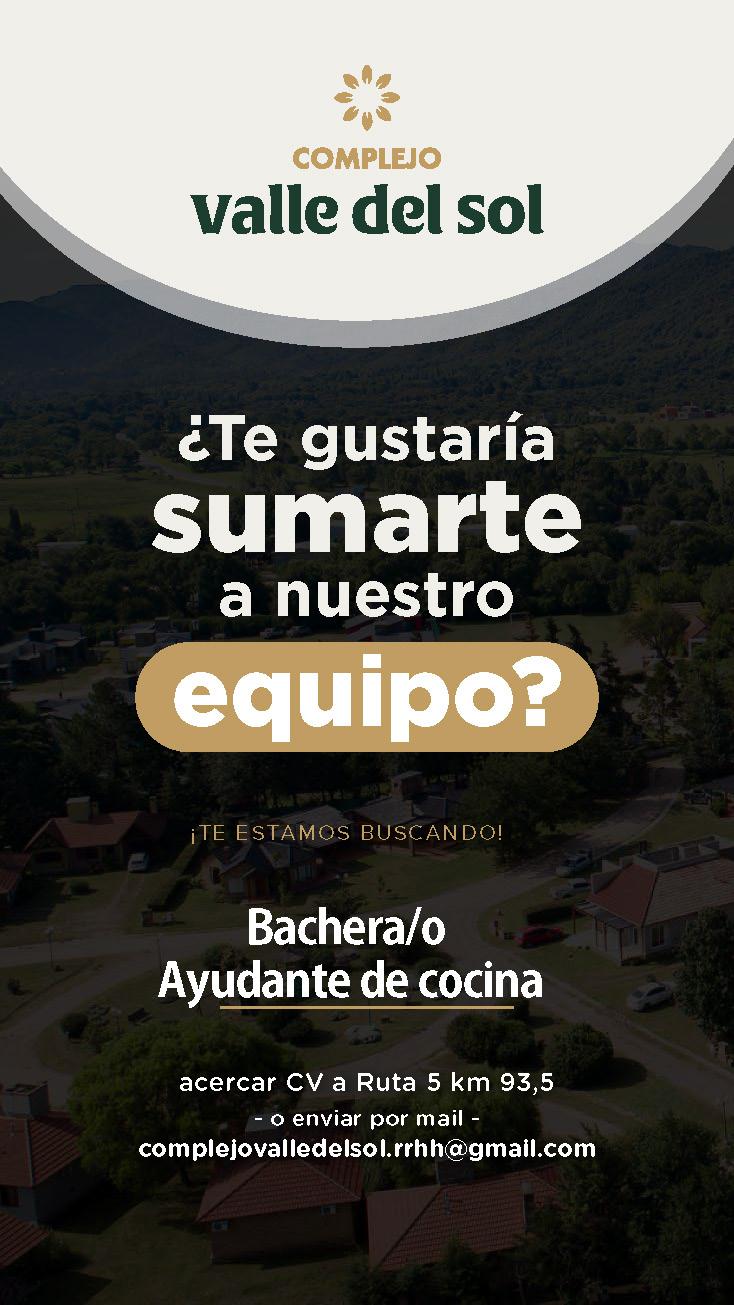 busqueda de personal - bachero - ay. de cocina