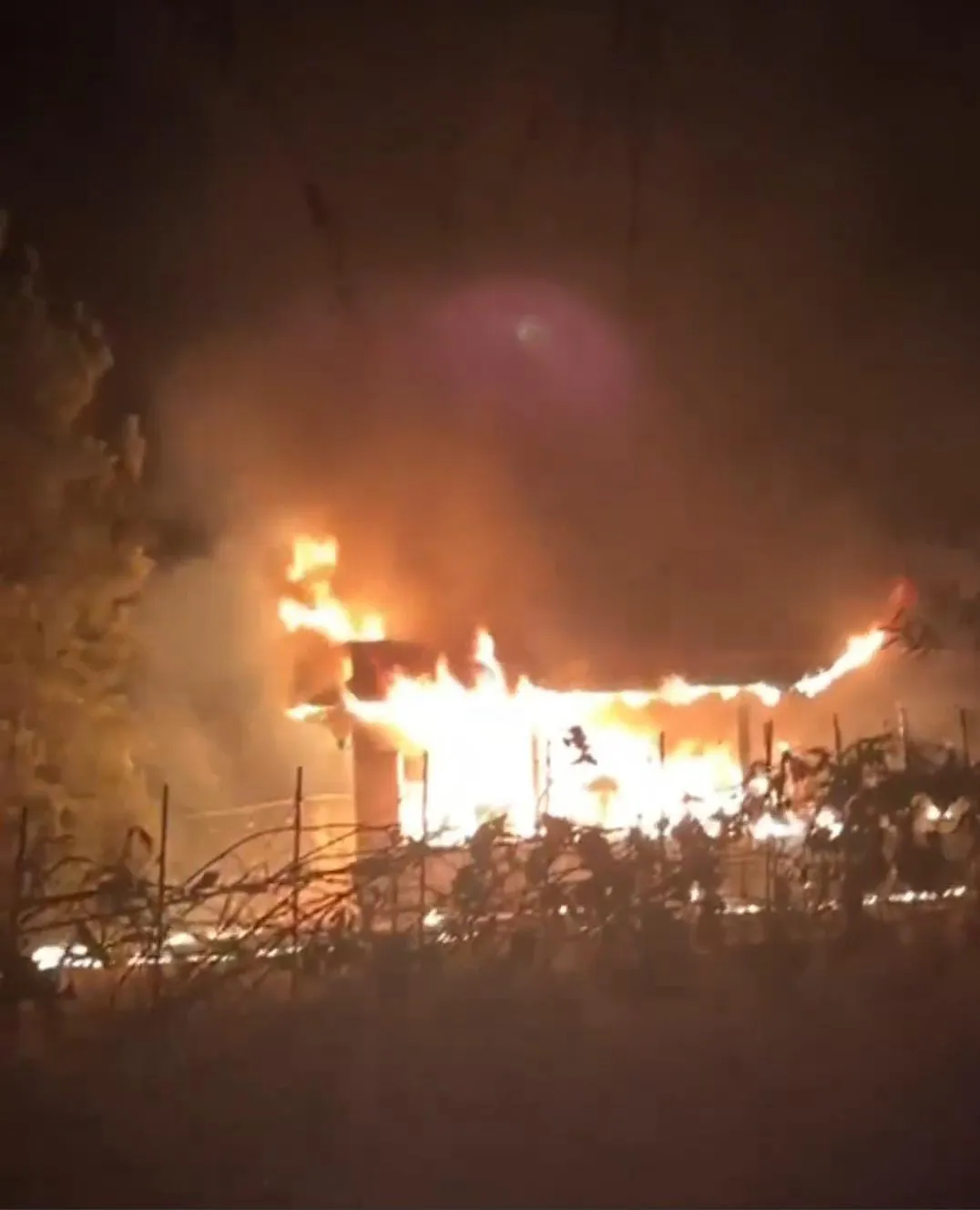 Incendio de vivienda en Villa General Belgrano