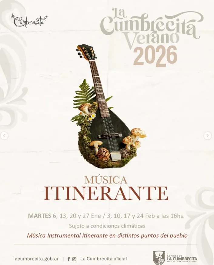 6 13 20 27 martes verano 2026 La cumbrecita (2)