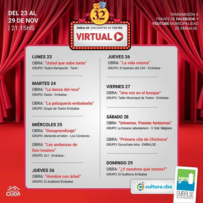 Grilla Encuentro de teatro