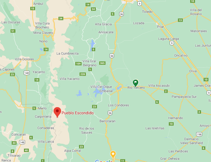 pueblo escondido - traveleando - mapa editado