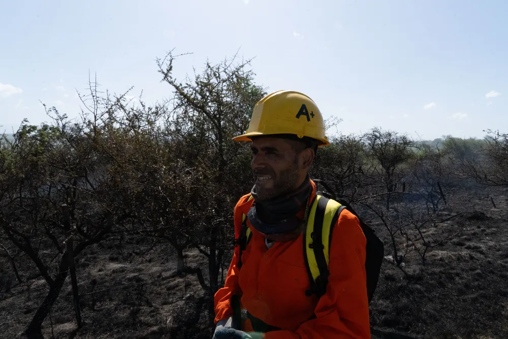 Incendio en Villa General Belgrano -  Foto: Gentileza Sebastián Gil Miranda