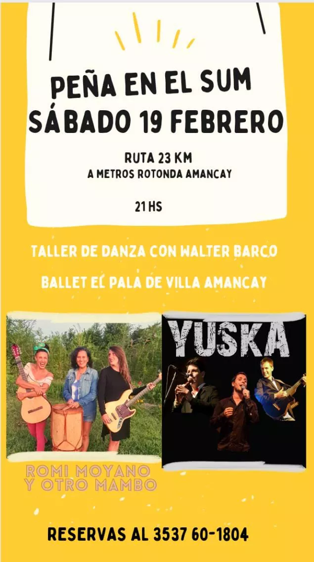 Guía completa de eventos musicales del fin de semana