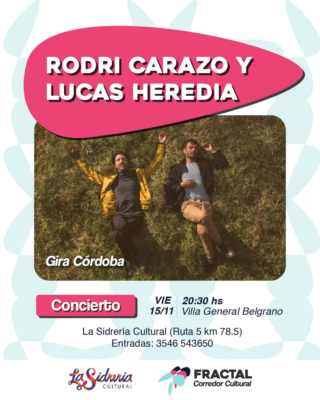 Concierto Rodri y Lucas La Sidrería Cultural Concierto Rodri y Lucas La Sidrería Cultural