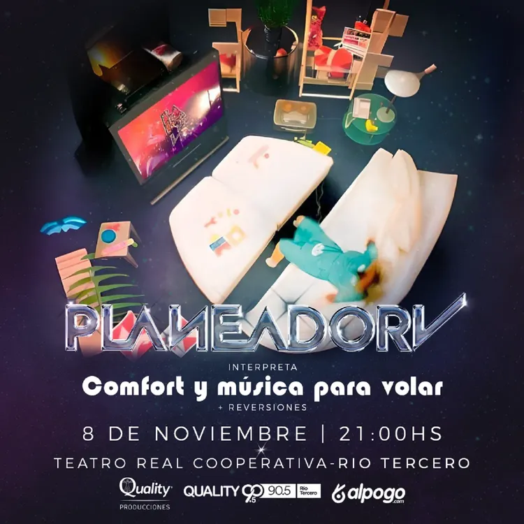 Planeador V en Berrotarán y Río Tercero