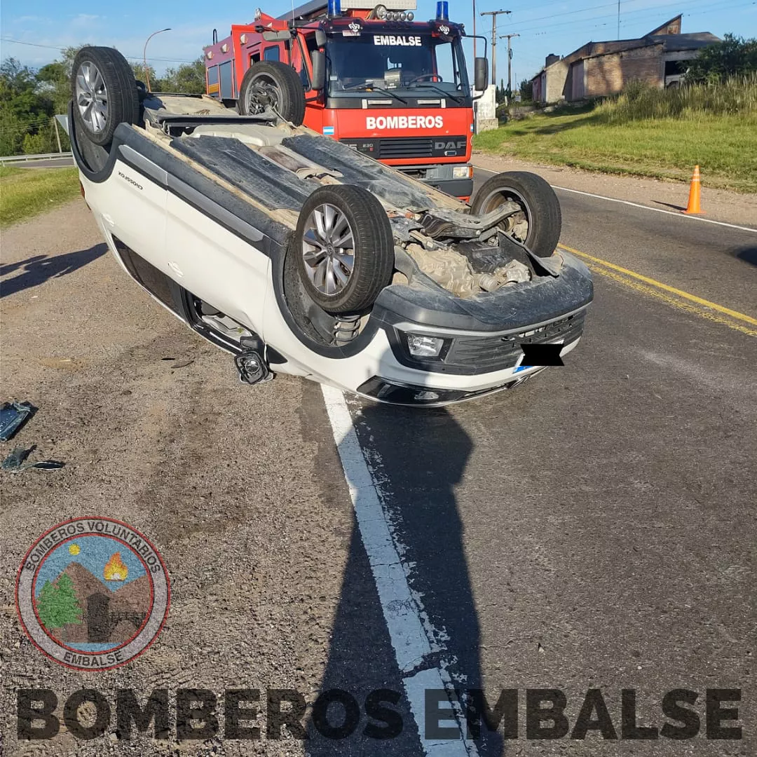 Embalse: dos vehículos chocaron en el cruce El Quebracho
