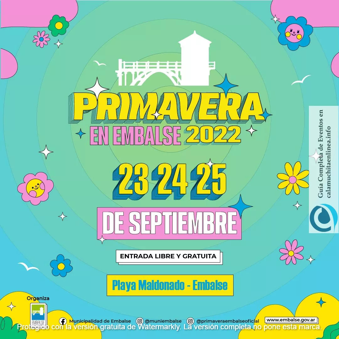 septiembre fiesta de la primavera embalse