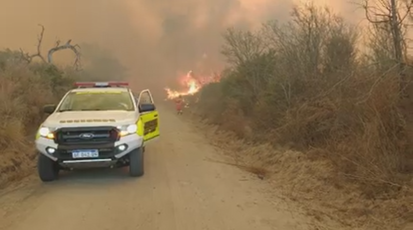incendio en la quintana