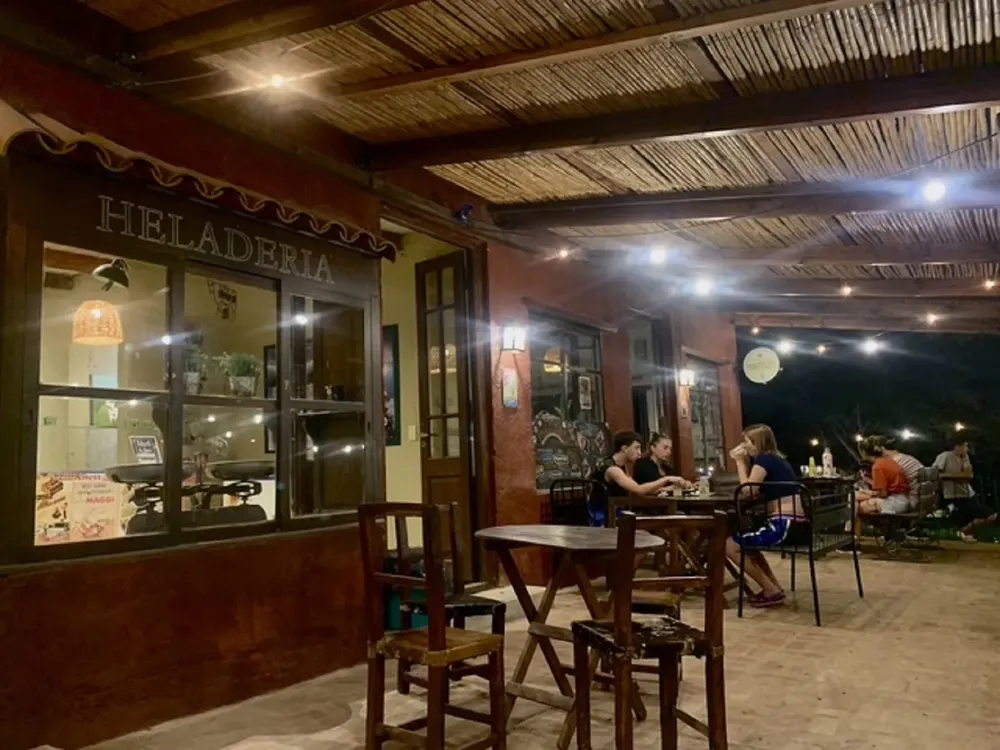 el durazno bajo las estrellas