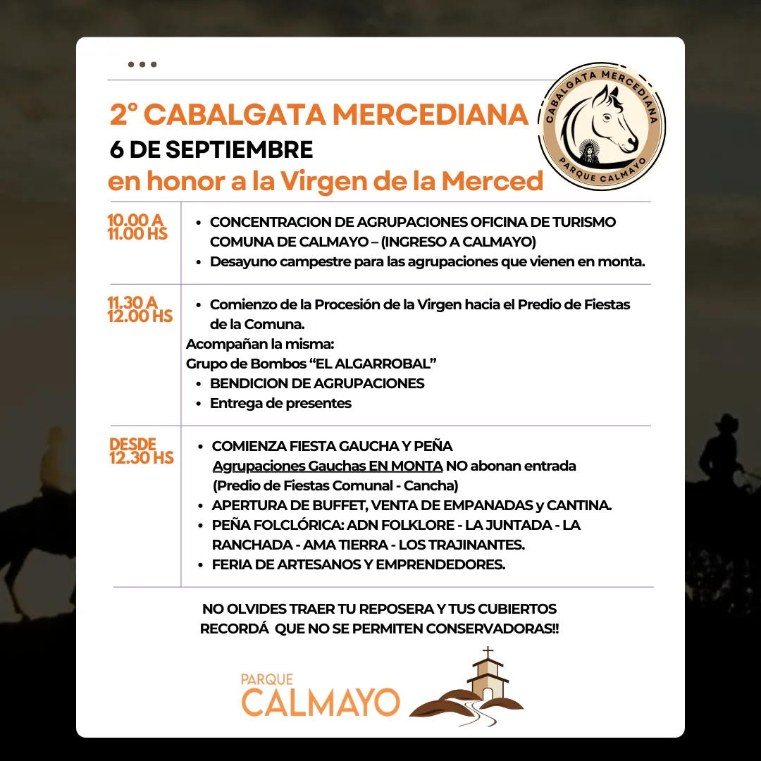 Intinerario Cabalgata POST 1x1