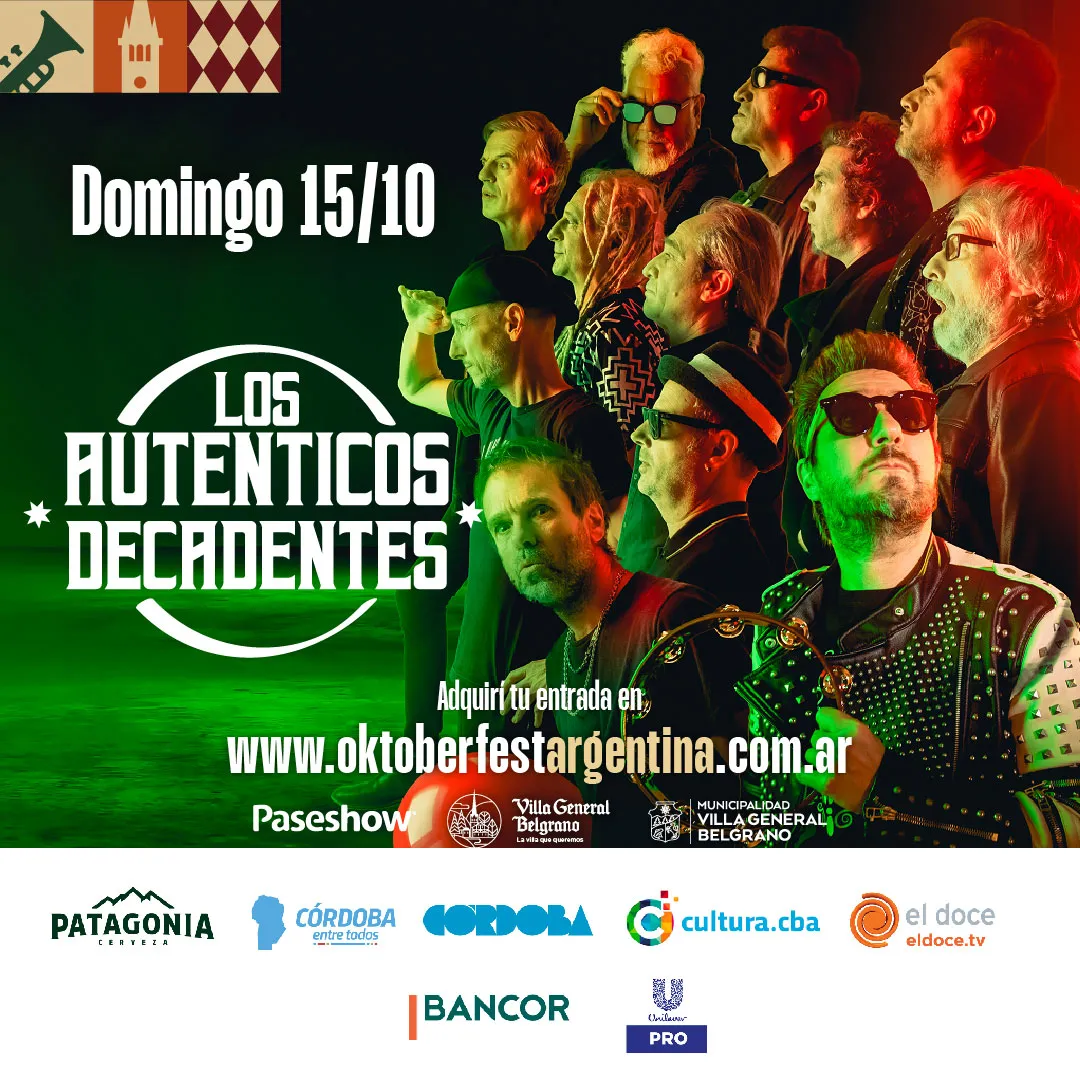 Domingo 15 de octubre de 2023 Oktoberfest de Villa General Belgrano