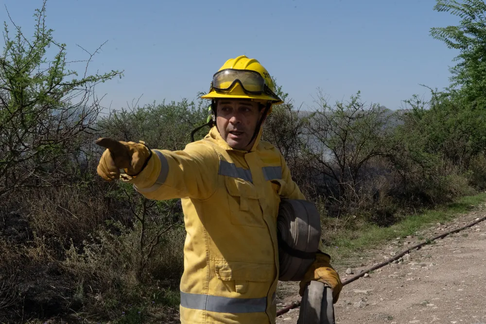 Incendio en Villa General Belgrano -  Foto: Gentileza Sebastián Gil Miranda