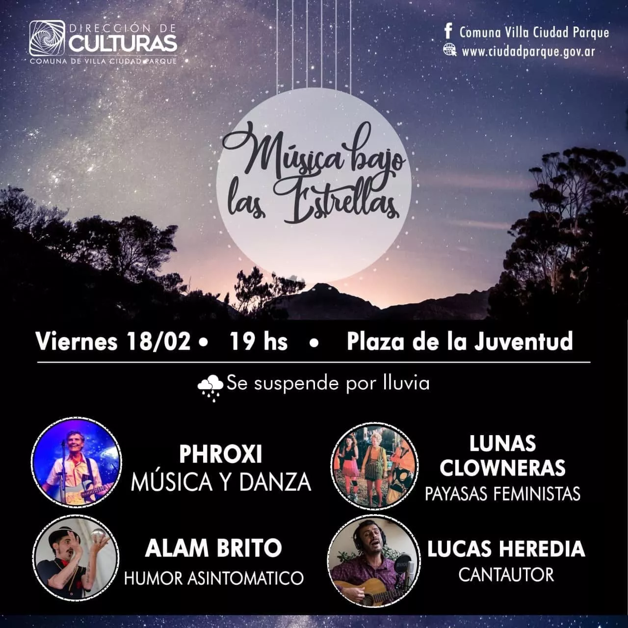 Guía completa de eventos musicales del fin de semana