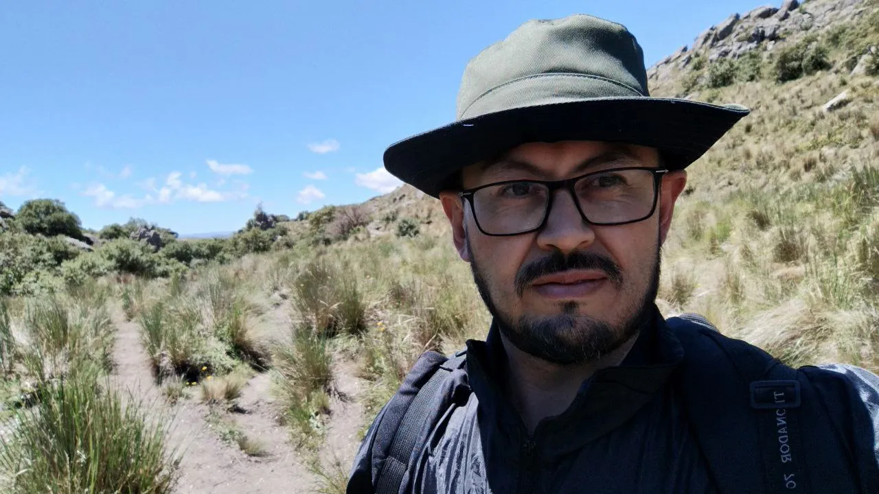 Germán Quiroga con Sembradores de Agua