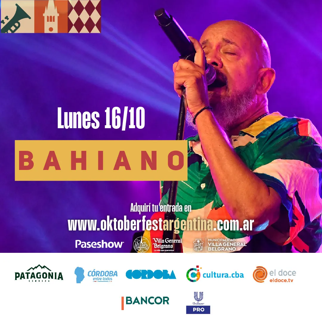 Lunes 16 de octubre de 2023 Oktoberfest de Villa General Belgrano