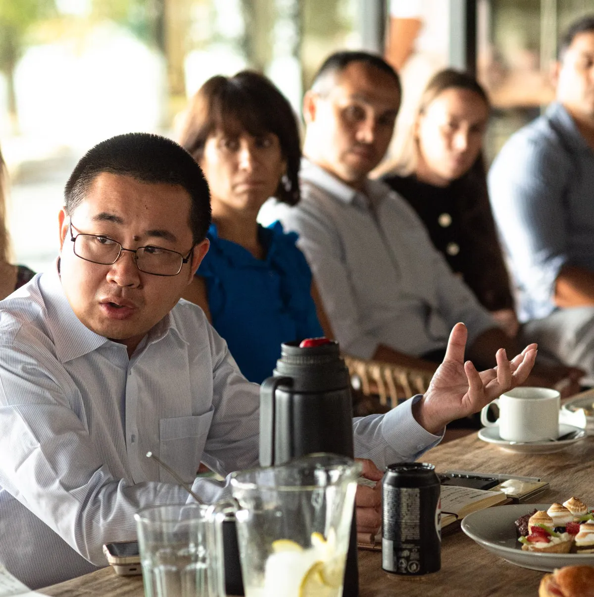Reunión con empresarios en Molvento