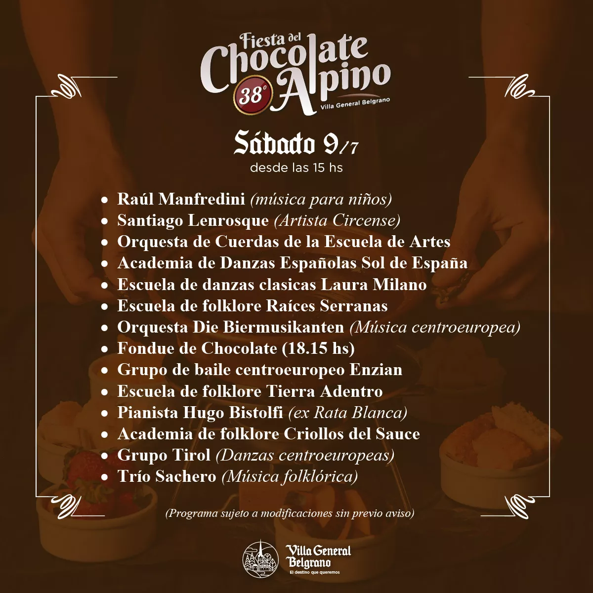 CHOCOLATE ALPINO SAB 9