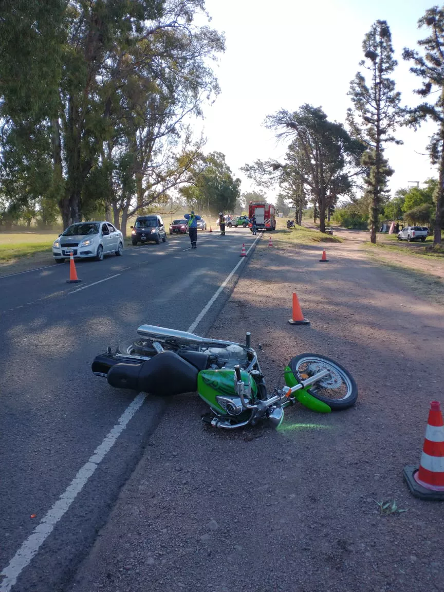 Accidente en Embalse y fuga