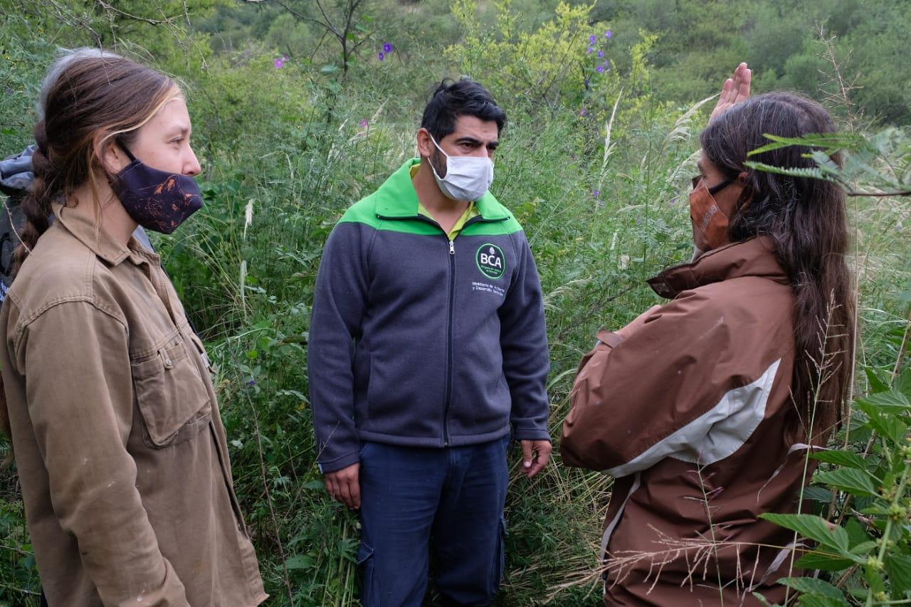 Brigada de Control Ambiental del Ministerio ambiental nacional en Pumakawa, Villa Rumipal, Calamuchita