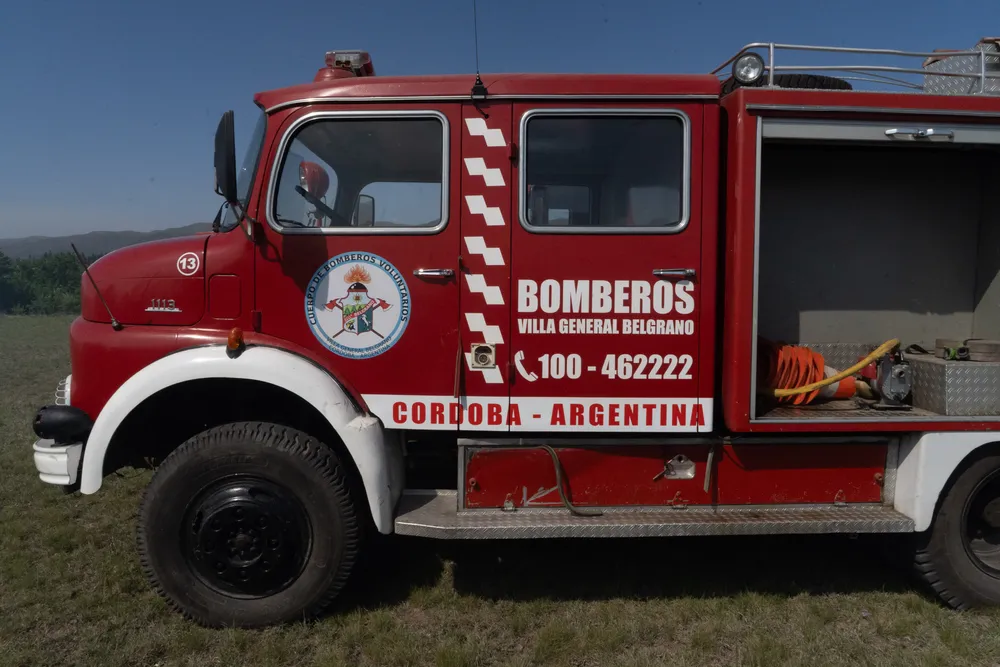 Incendio en Villa General Belgrano -  Foto: Gentileza Sebastián Gil Miranda